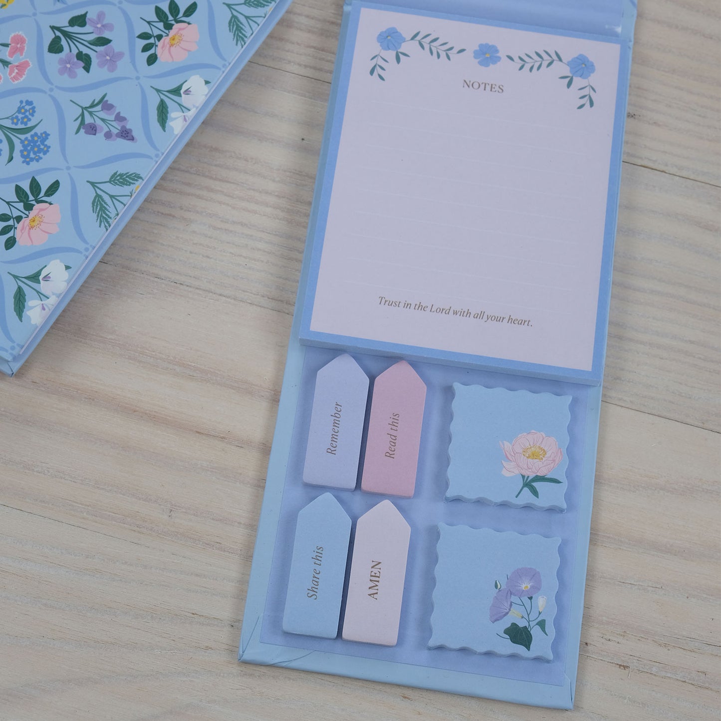 Scripture & Verse Sticky Notes Notepad Set (Lined) - 9 x 21cm
