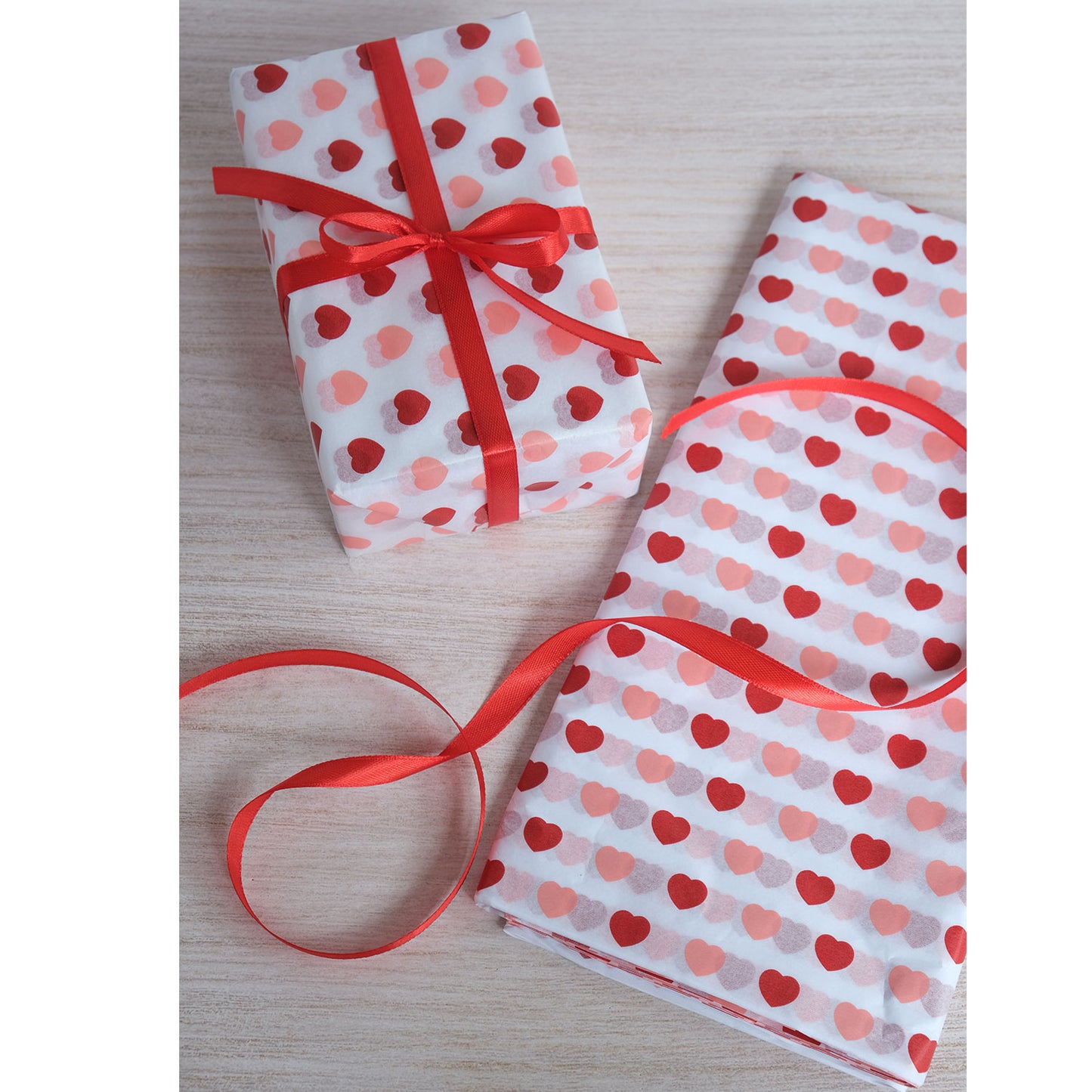 Valentines Day Accessories - Tissue Paper (Hearts)