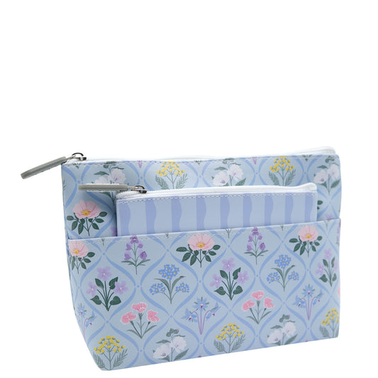 Scripture & Verse - 2pc Cosmetic Bag Pocket Set - 20 x 14 x 7cm & 15 x 11 cm