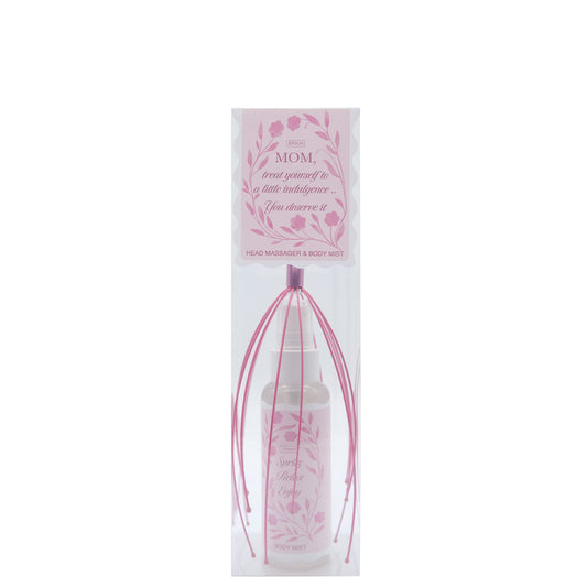 Mom Magic Head Massager & Body Mist (Mom Treat Yourself To A Little Indulgence.. You Deserve it) - 100ml Body Mist & Head Massager (21cm)