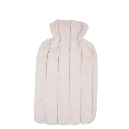 Cosy Hot Water Bottle (Plush Cream) - 2 Litre