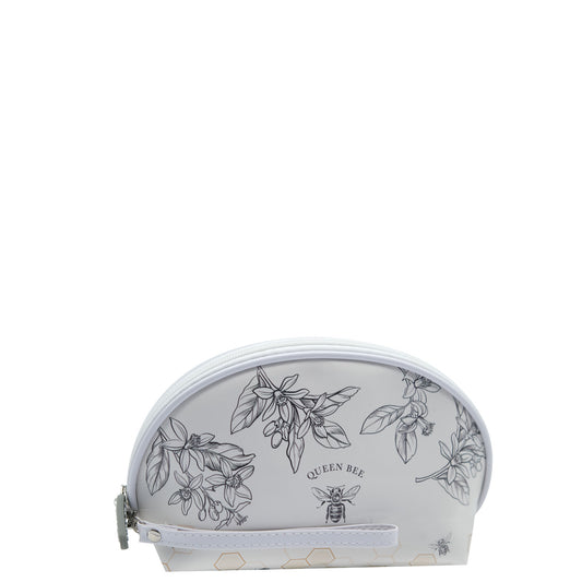 Bee Oval Cosmetic Bag - 20 x 13cm