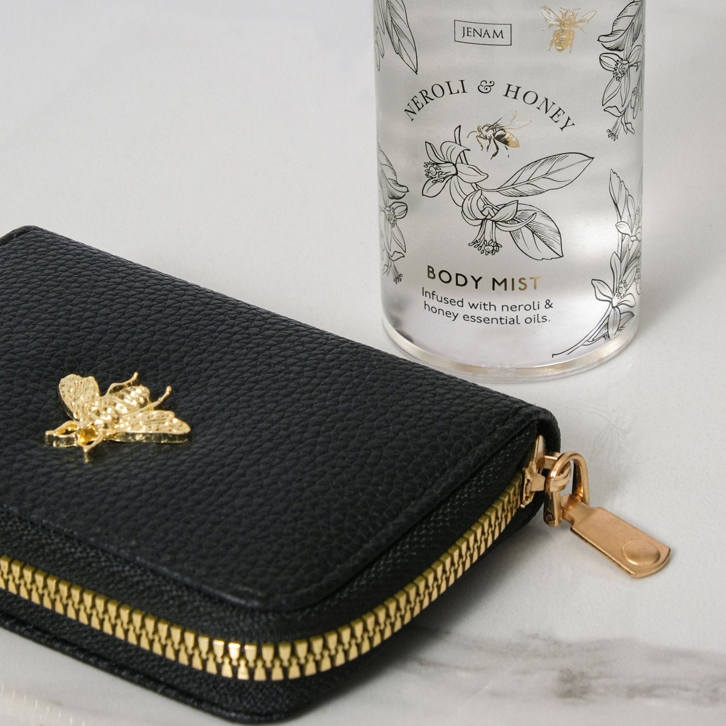 Bee PU Card Holder - 11 x 7.5cm - (11 Slots)
