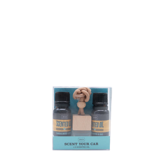 Happy Travels Scent Your Car - 2 x 10ml Scented Oil & Car Diffuser