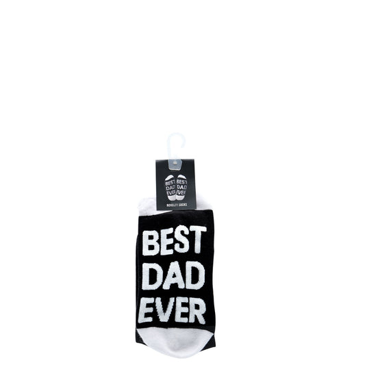 Happy Travels Novelty Socks (Best Dad Ever) - One Size Fits Most