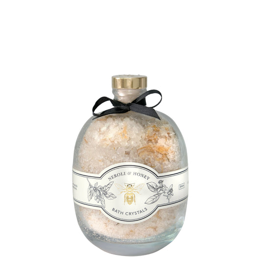 Bee Bath Crystals - (Glass Bottle) - 650g