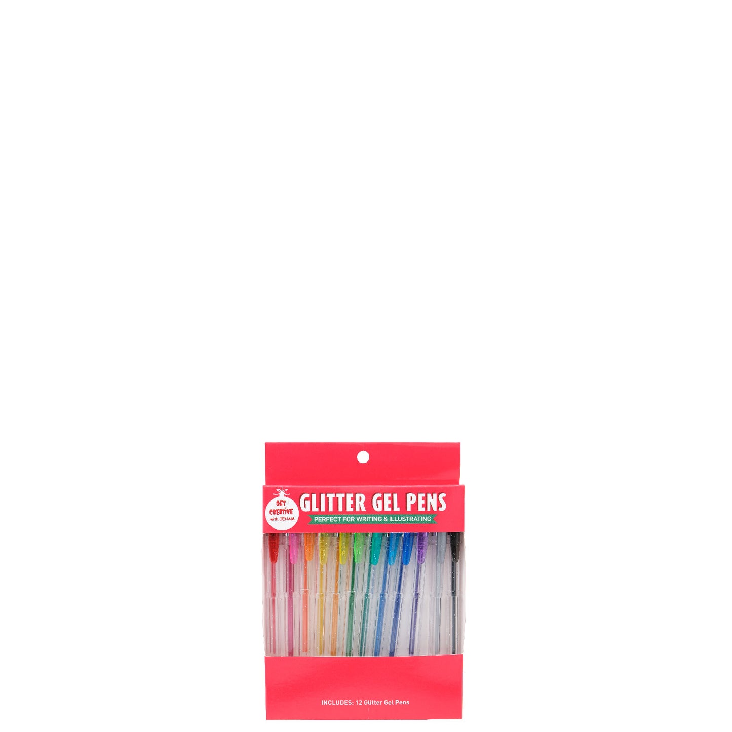 Christmas - 12 x Glitter Pens (Assorted)