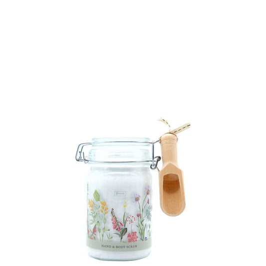 Life In The Garden - Hand & Body Scrub With Wooden Scoop