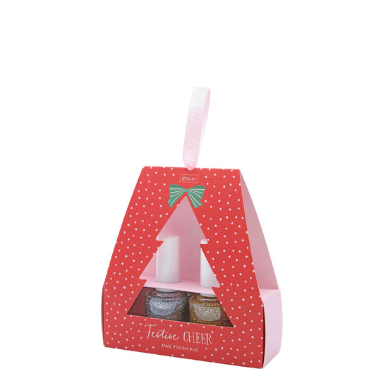 Bow Ho Ho - Festive Cheer Nail Polish Duo