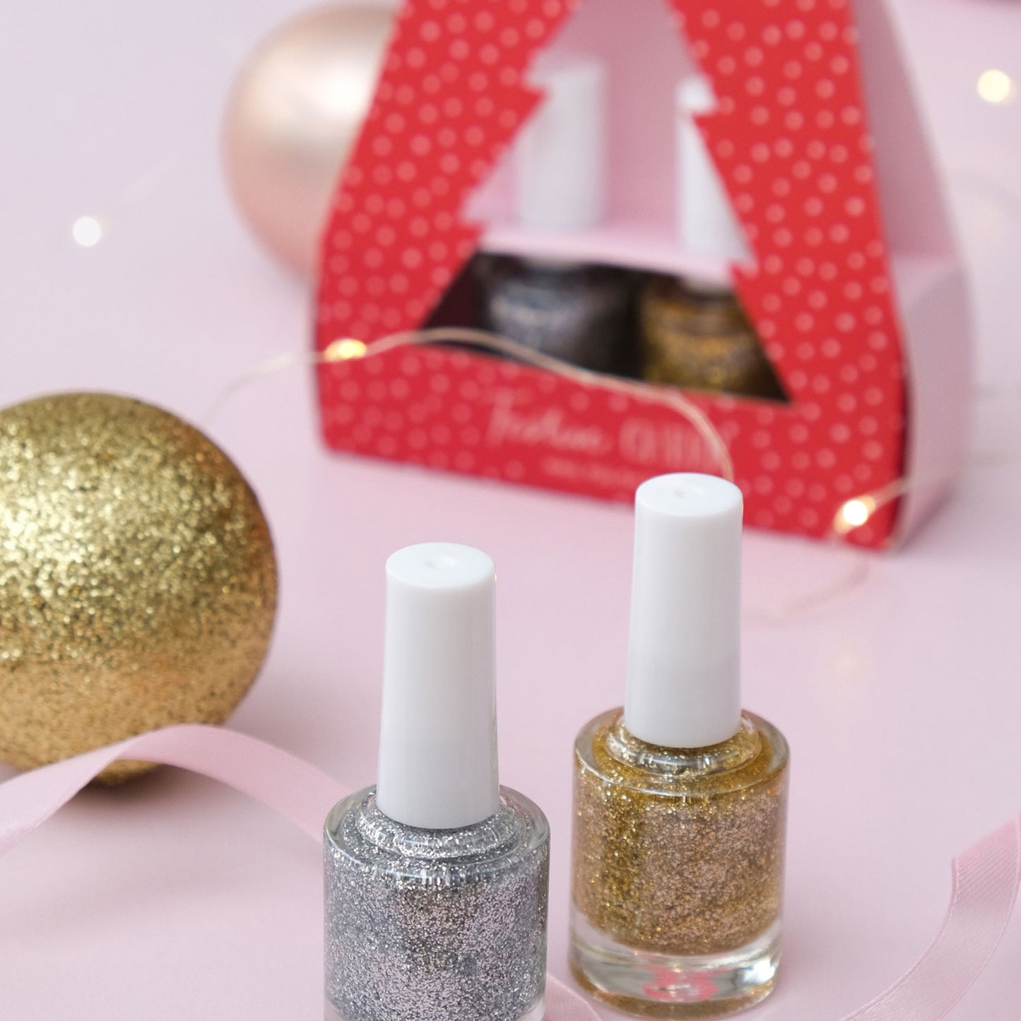 Bow Ho Ho - Festive Cheer Nail Polish Duo