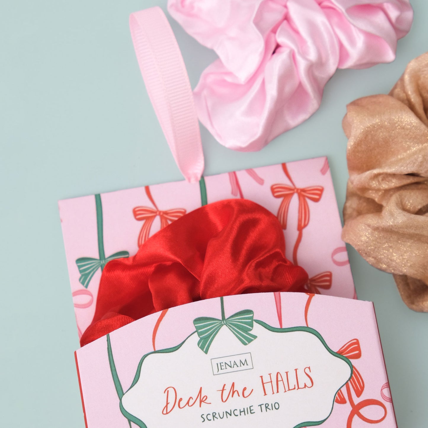 Bow Ho Ho - Deck The Halls Scrunchie Trio
