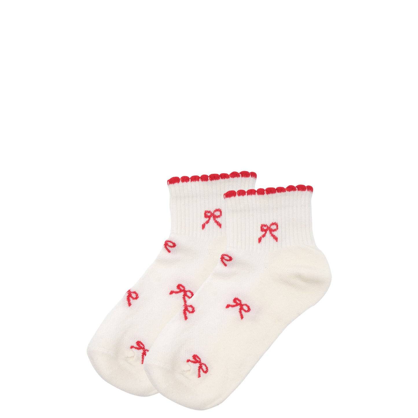 Bow Ho Ho - Bow What Fun Ankle Socks