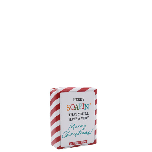 Christmas - Here’s Soapin’ That You’ll Have a Merry Christmas Soap Bar
