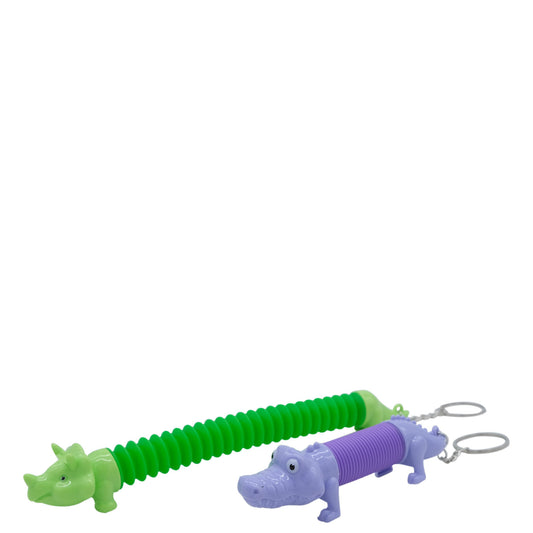 Stretchy Dino / Croc Keyring - 21 x 3cm
