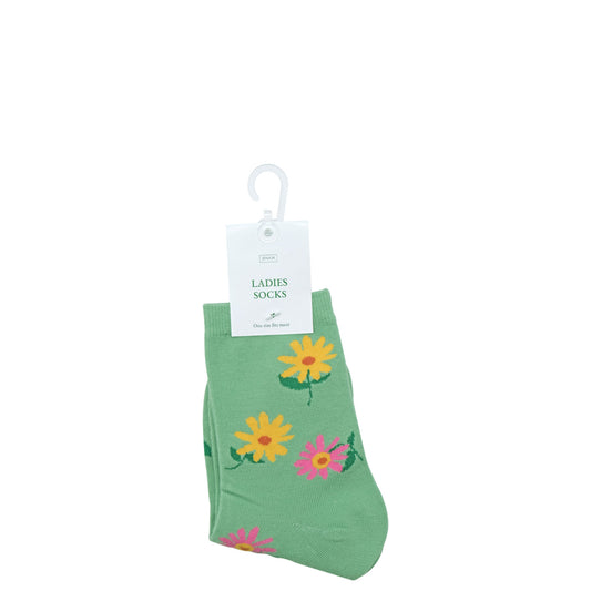 Life In The Garden - Ladies Socks (With Flowers)
