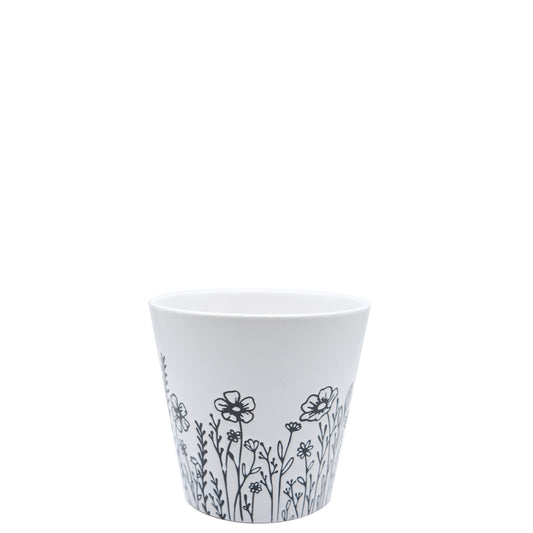 Bee Pot Planter - (Flower Garden) - 14.5 x 14cm