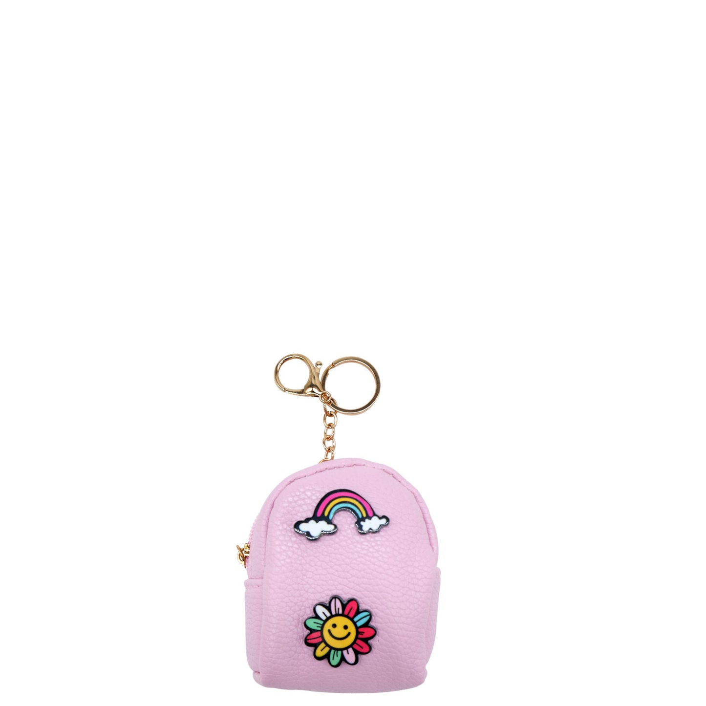 Hey Girl Soft PU Keyring Coin Purse - 9 x 7cm