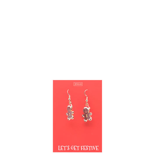 Christmas - Gingerbread Man Earrings