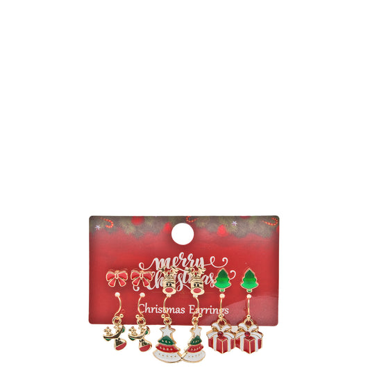 6 Pairs Assorted Earrings
