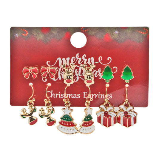 6 Pairs Assorted Earrings