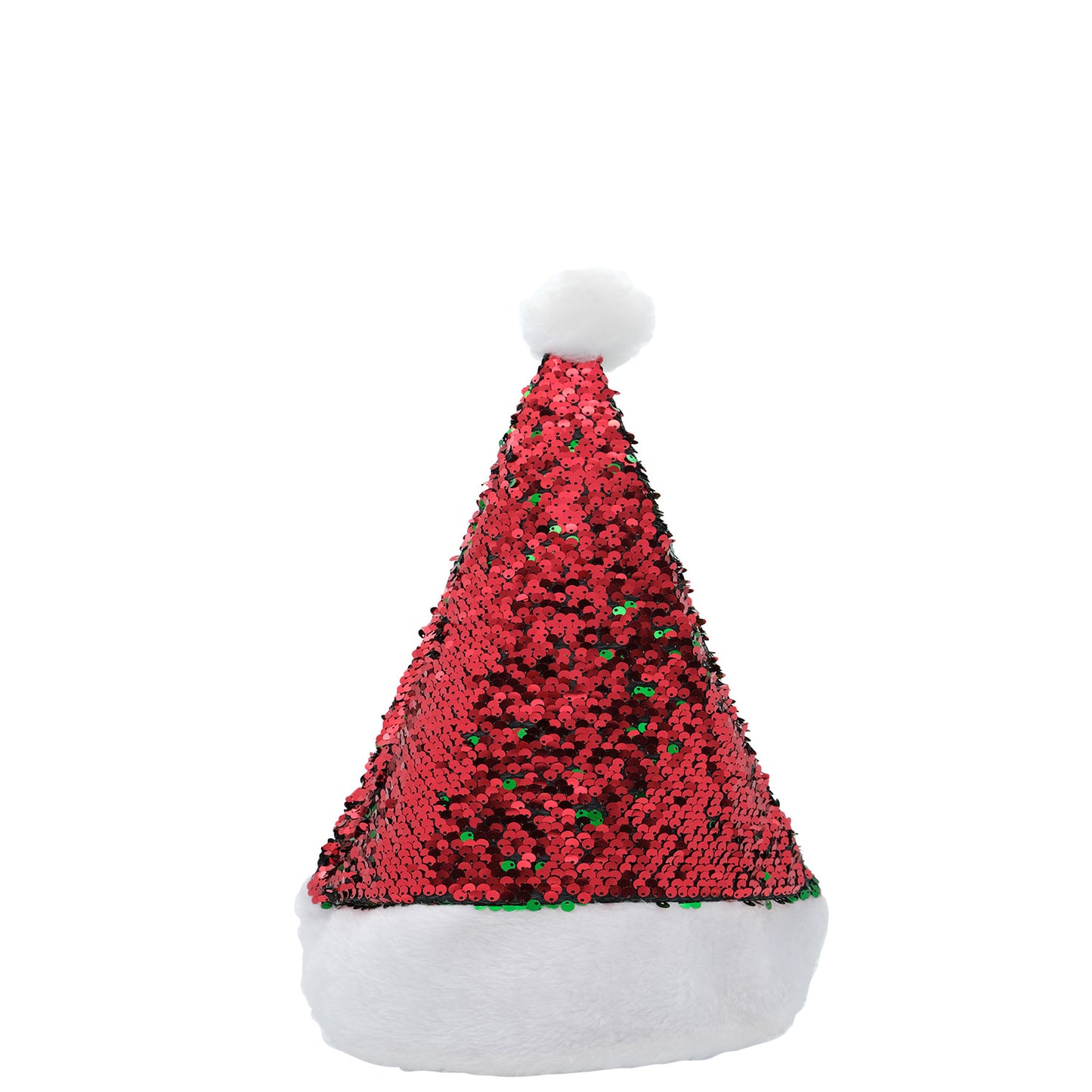 Christmas - Sequins Hat (Green & Red)