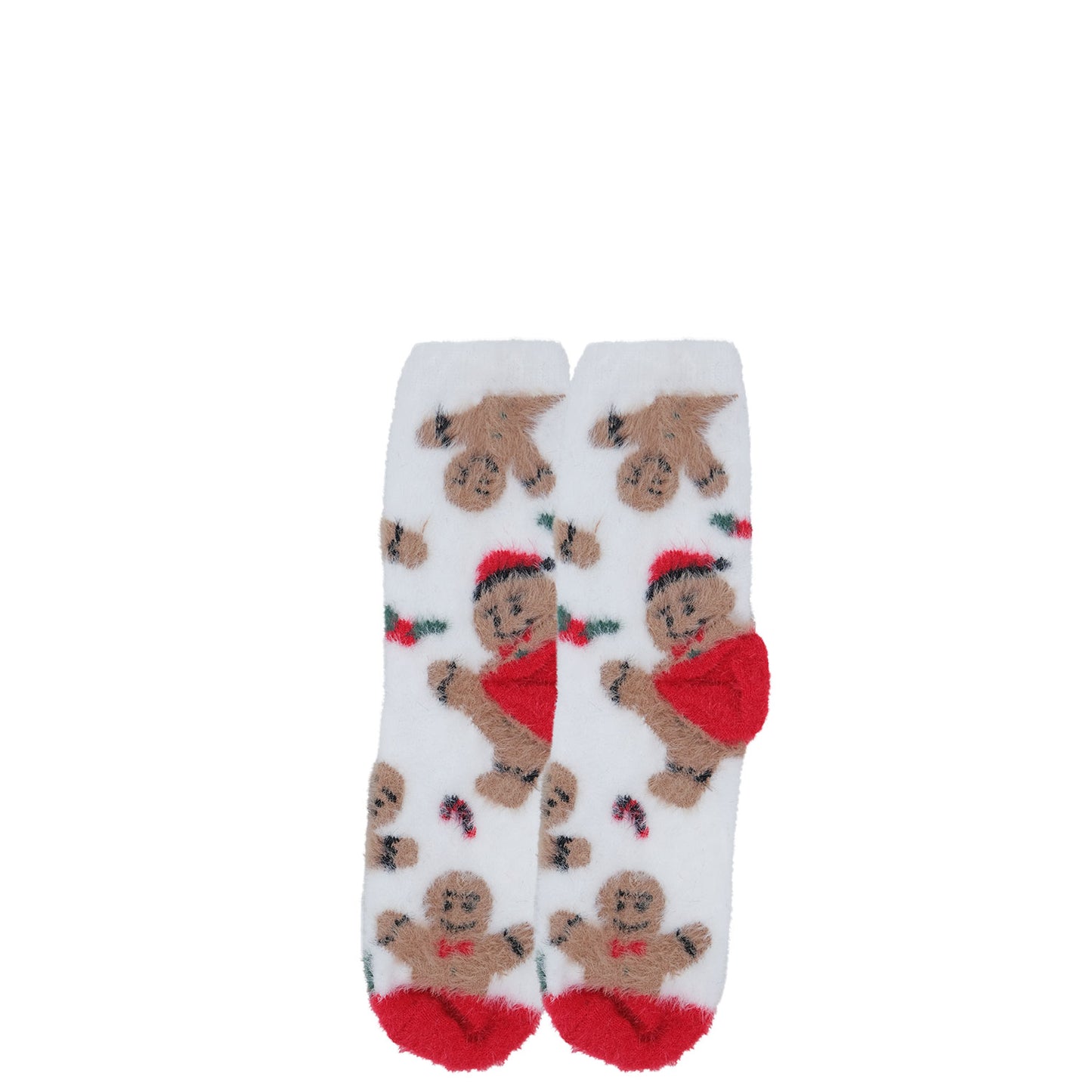 Christmas - Gingerbread Man Fluffy Socks