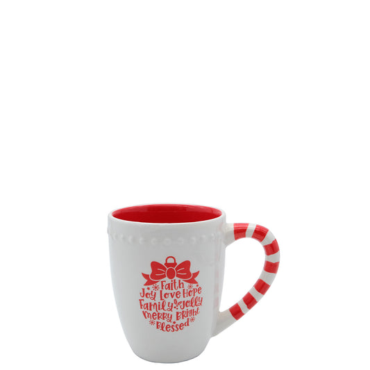 Christmas - Faith, Joy, Love Mug