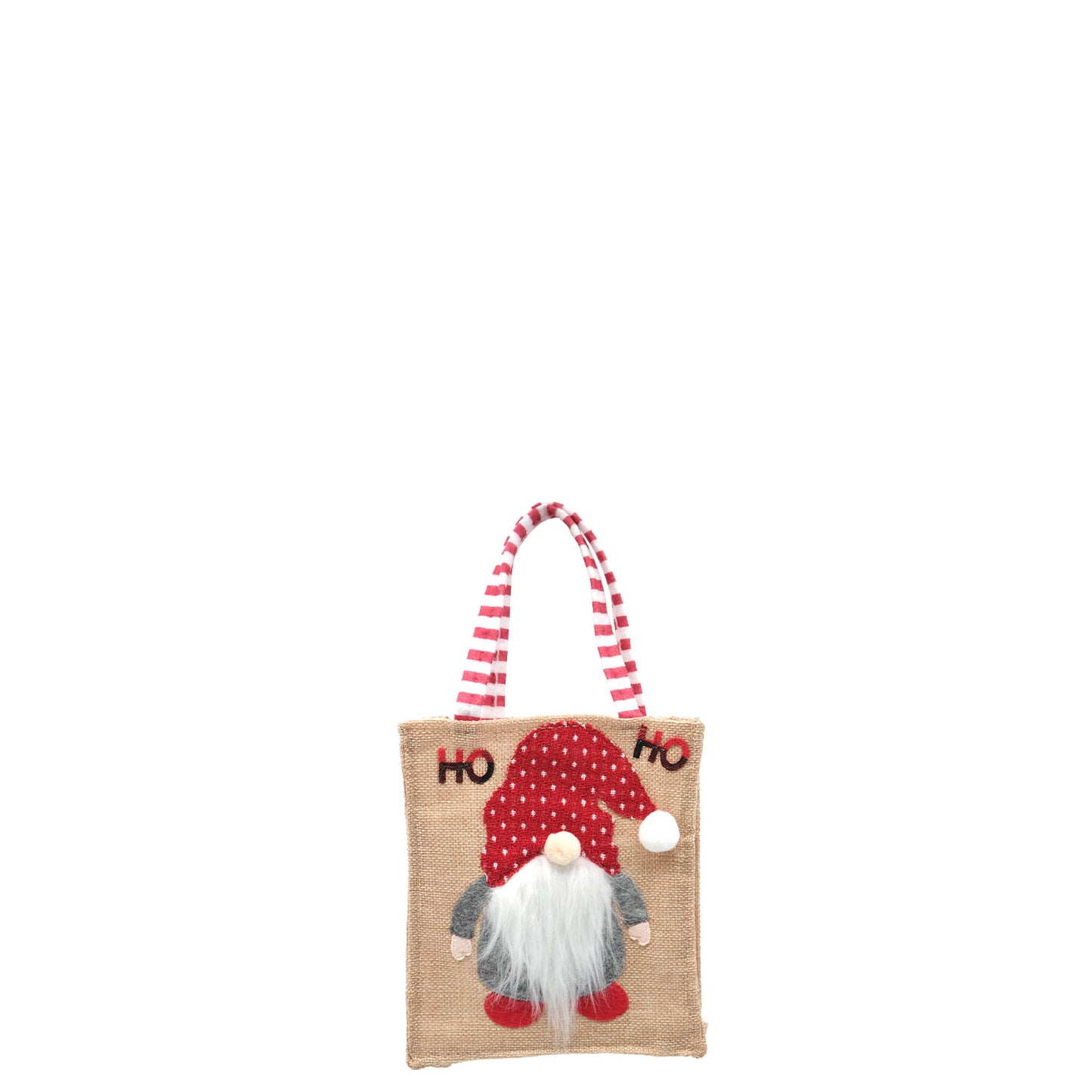 Christmas - Gnome Hesian Bag