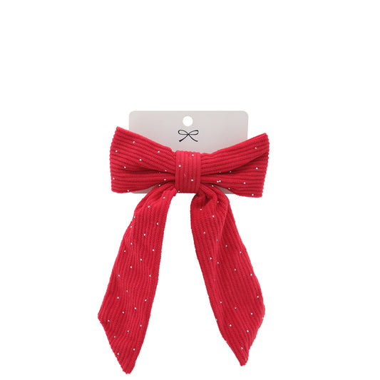 Christmas - Diamante Hair Bow