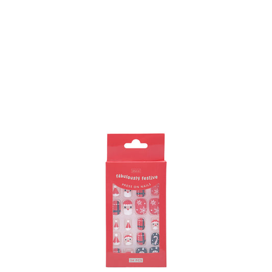 Christmas - 24 pc Press On Nails