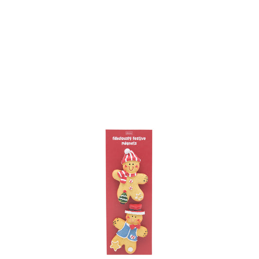 Christmas - Gingerbread Man Fridge Magnets