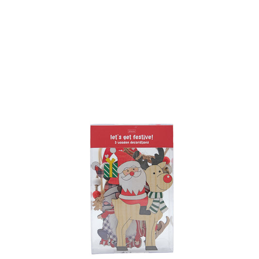 Christmas - 5Pc Decoration Set (Let’s Get Festive)