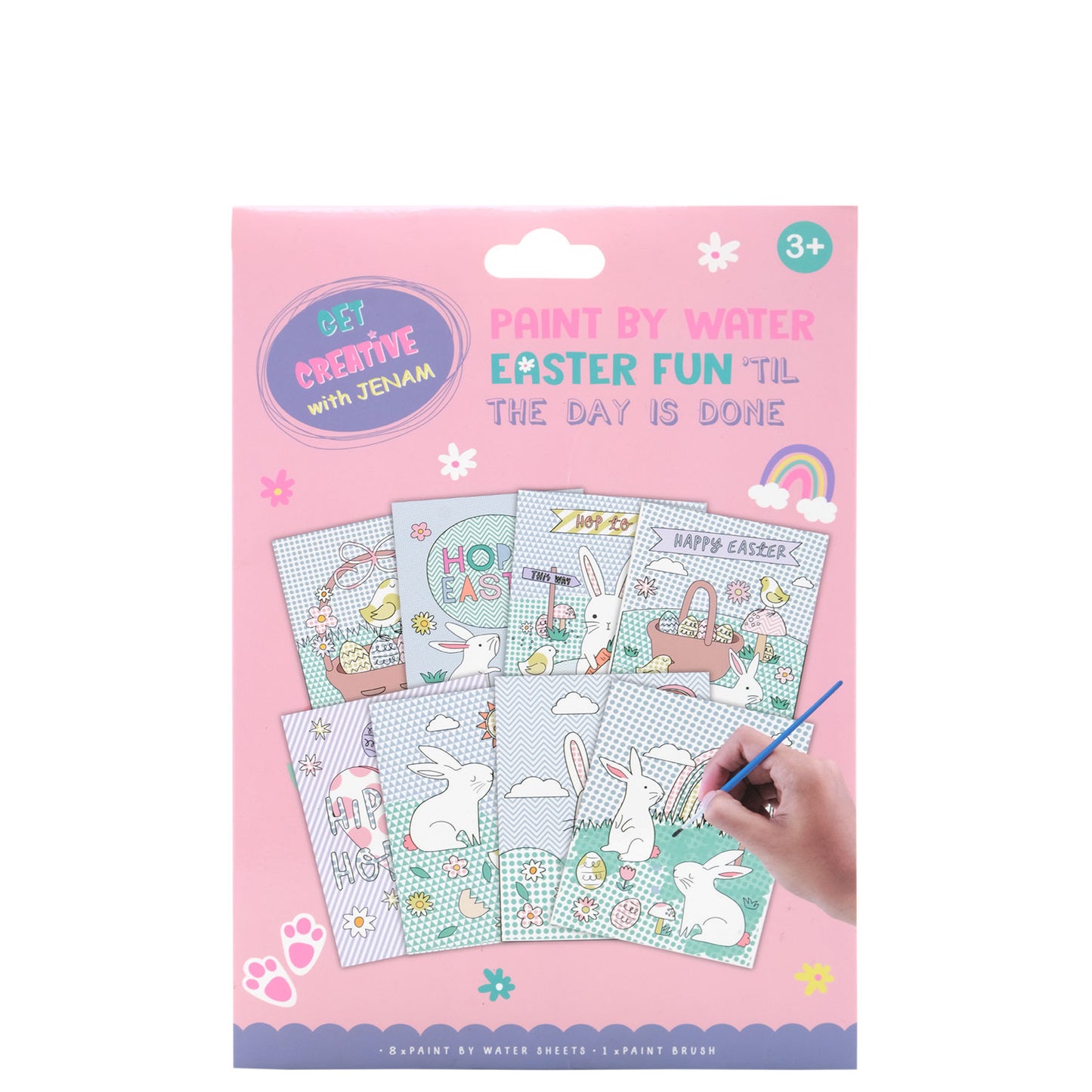 Easter - Paint By Water Activity Book