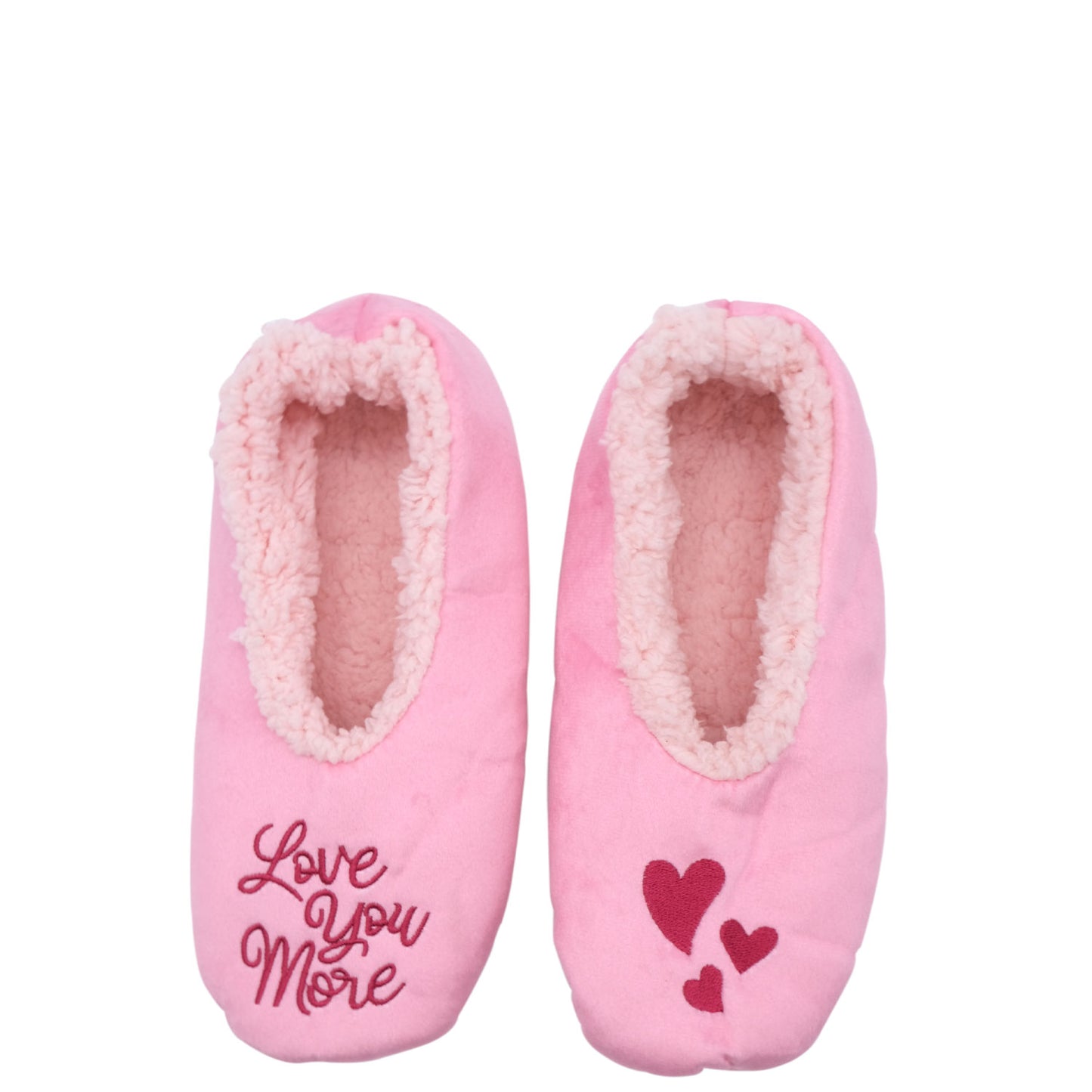 Valentines Day Accessories - Fluffy Slippers Love You More