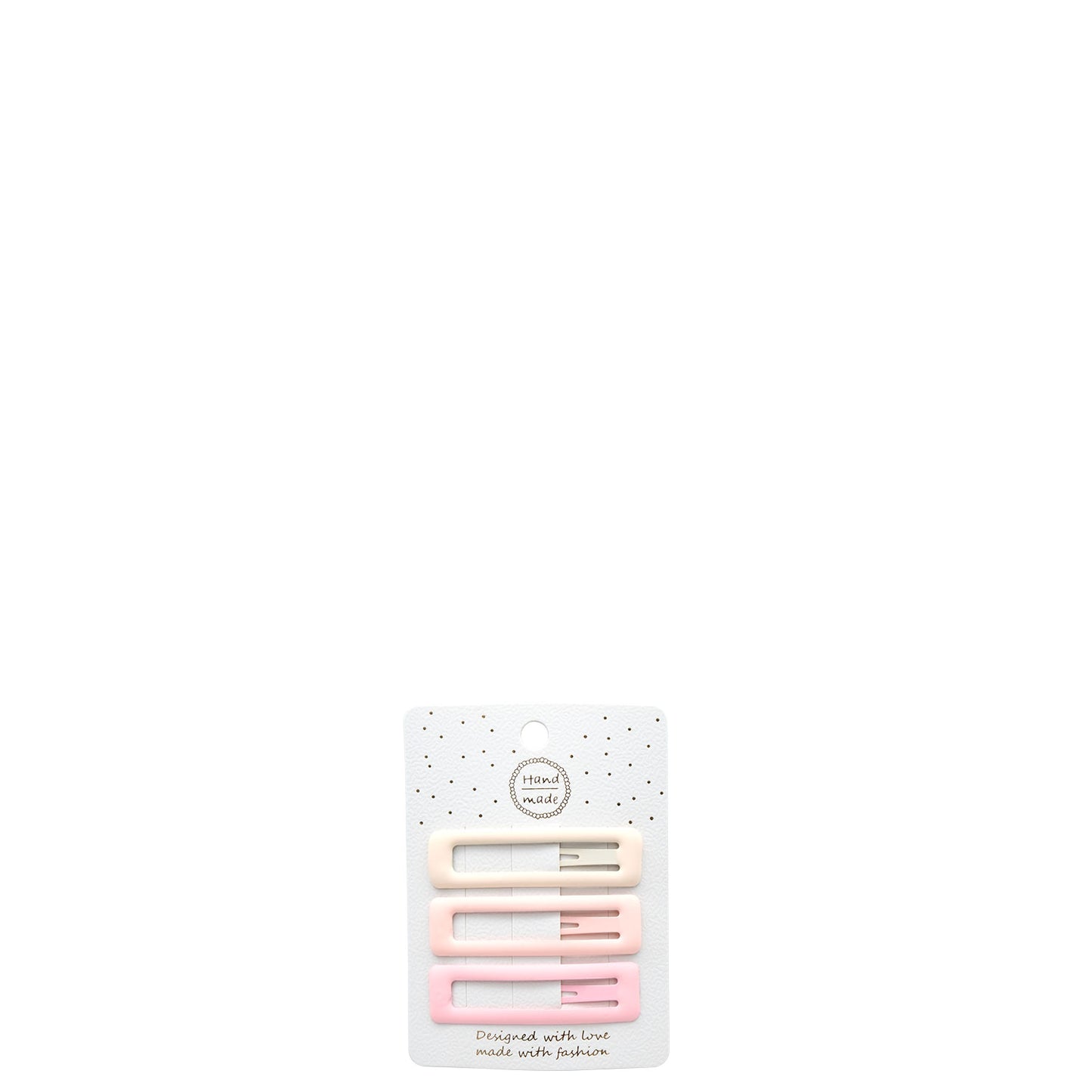 Hey Girl Rectangular Hair Clips 3pc