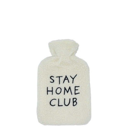 Cosy Hot Water Bottle (Fluffy Cream Stay Home Club)