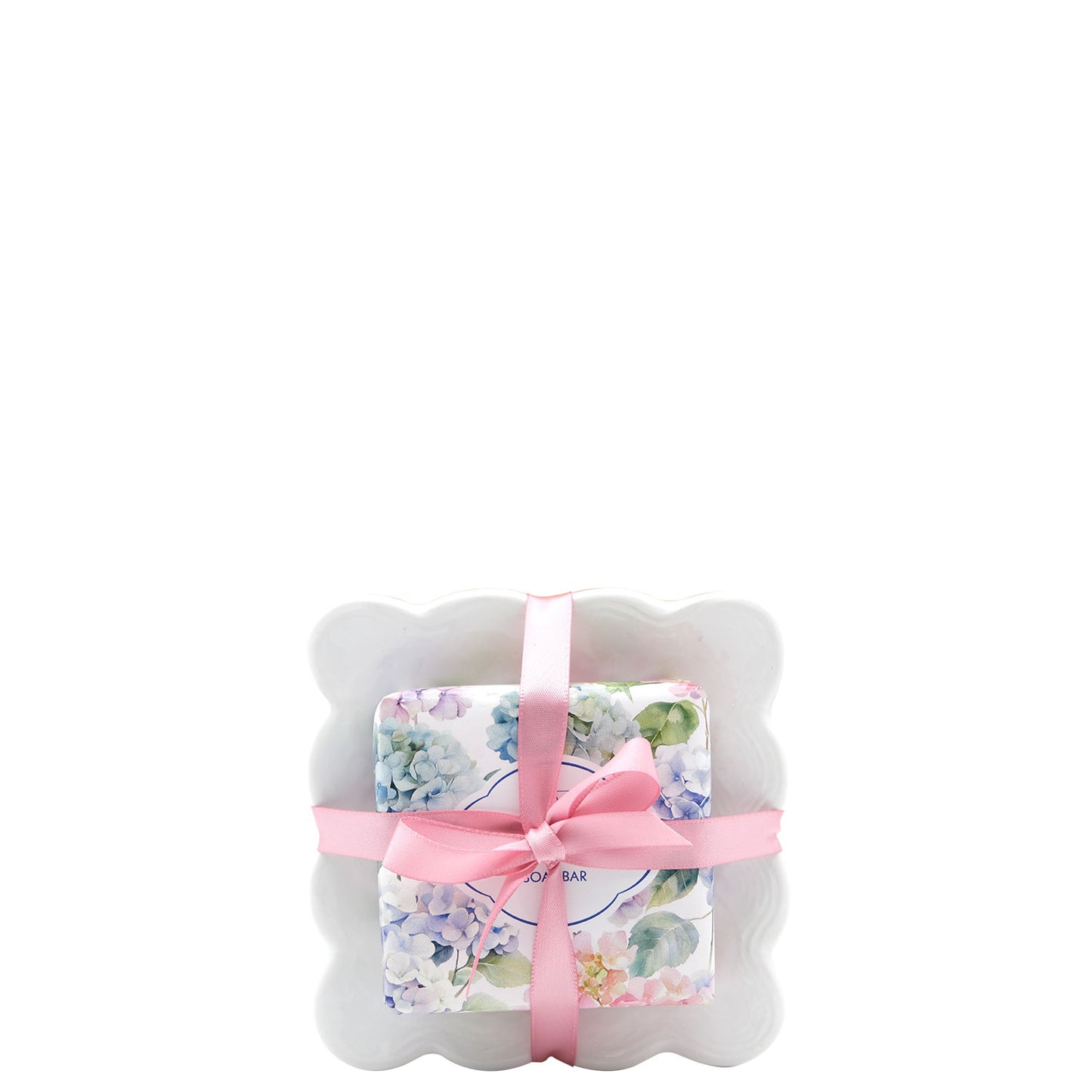 Hydrangea - Soap On Ceramic Dish