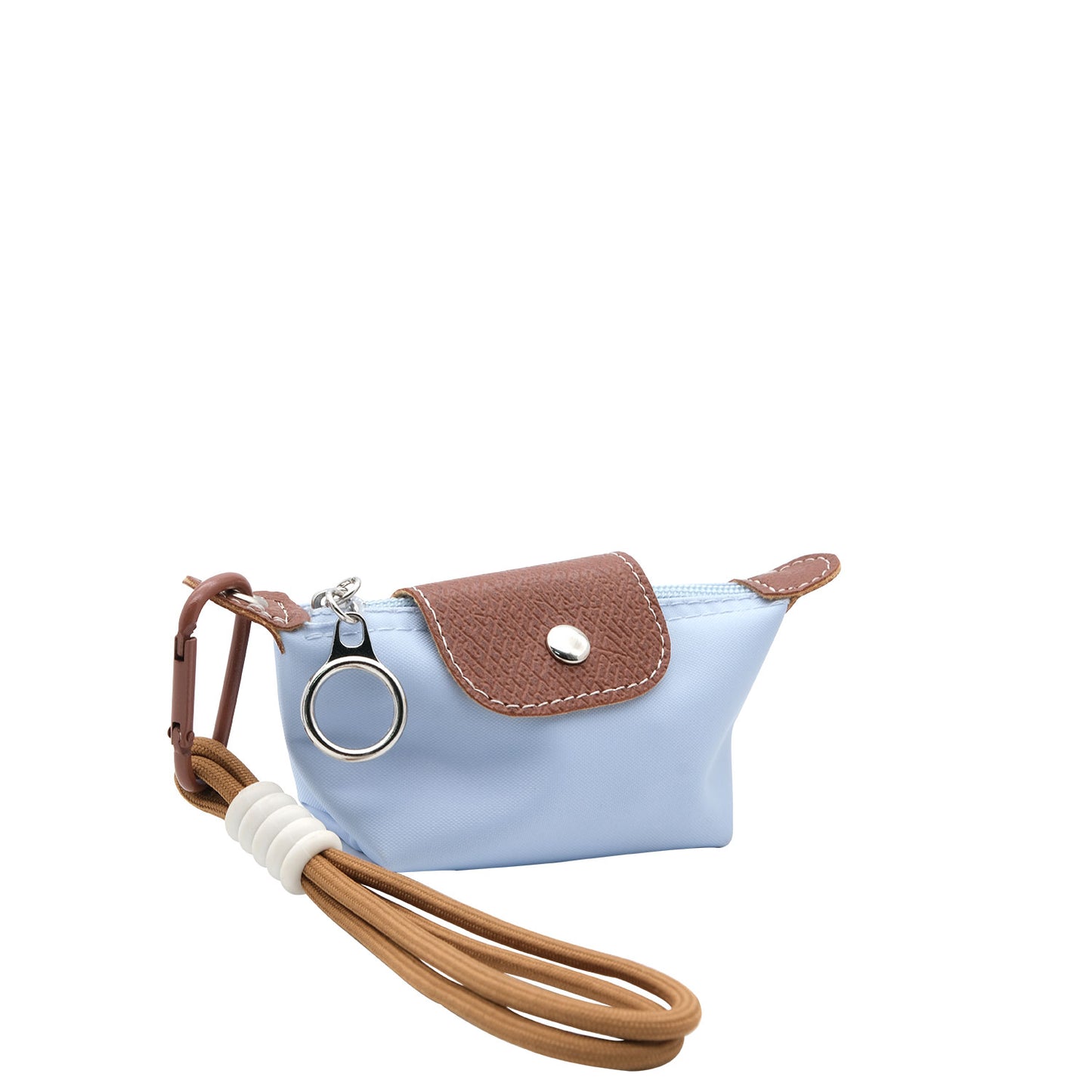 Hydrangea - Keyring Coin Purse With Handle Strap (Blue)