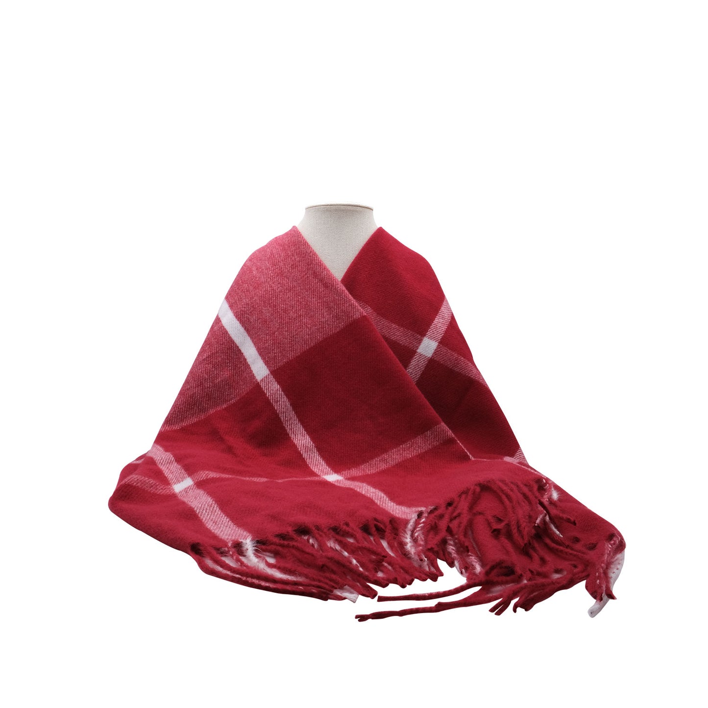 Cosy Pashmina (Plum Check)