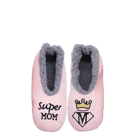 Mothers Day Accessories - Super Mom Slippers