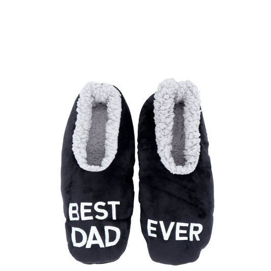 Father's Day - Best Dad Ever Fluffy Slippers