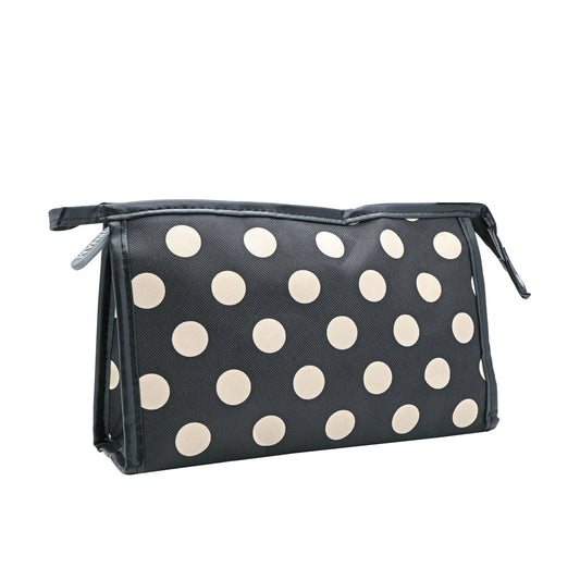 Jenam Cosmetic Bag With Cream Dots - 24 x 15 x 7cm
