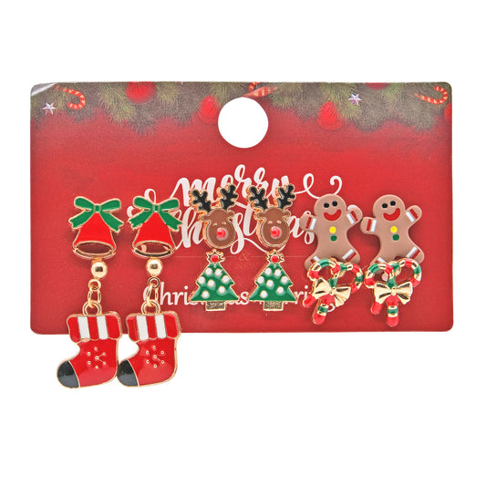 6 Pairs Assorted Earrings
