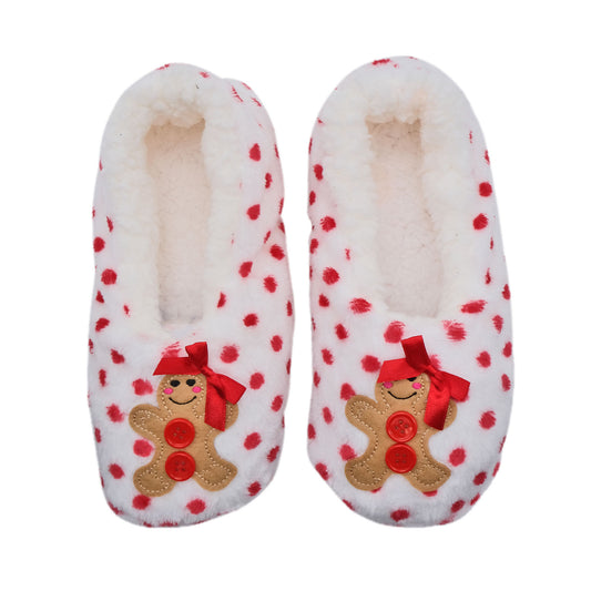 Gingerbread Man Slippers