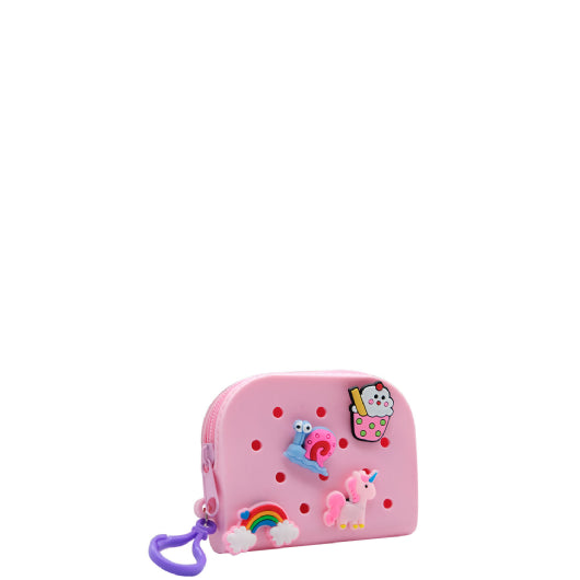 Keyring Purse With Charms - 10 x 8cm