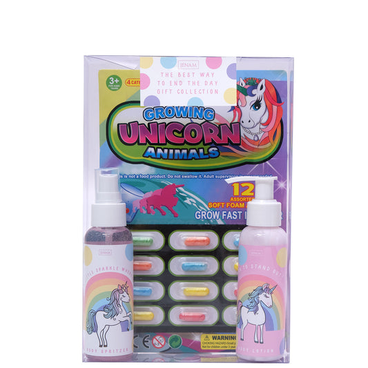 Unicorn Gift Collection (The Best Way To End The Day) (100ml Body Lotion, 100ml Body Spritzer & Growing Capsules)